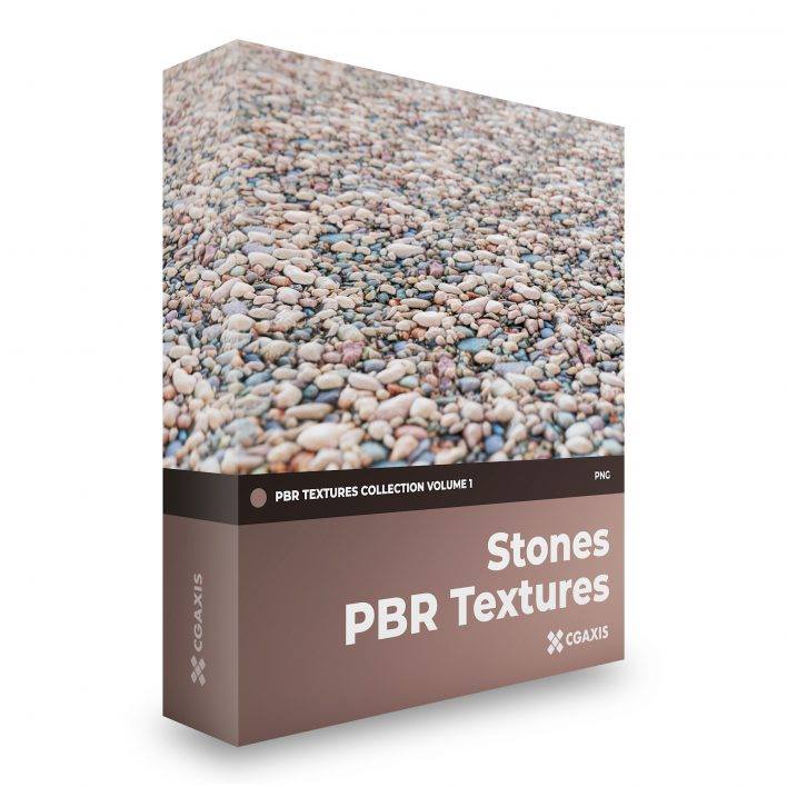 Sharp Rock PBR Model #1 - Free PBR Materials