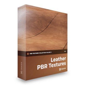 Black Leather PBR Texture by cgaxis