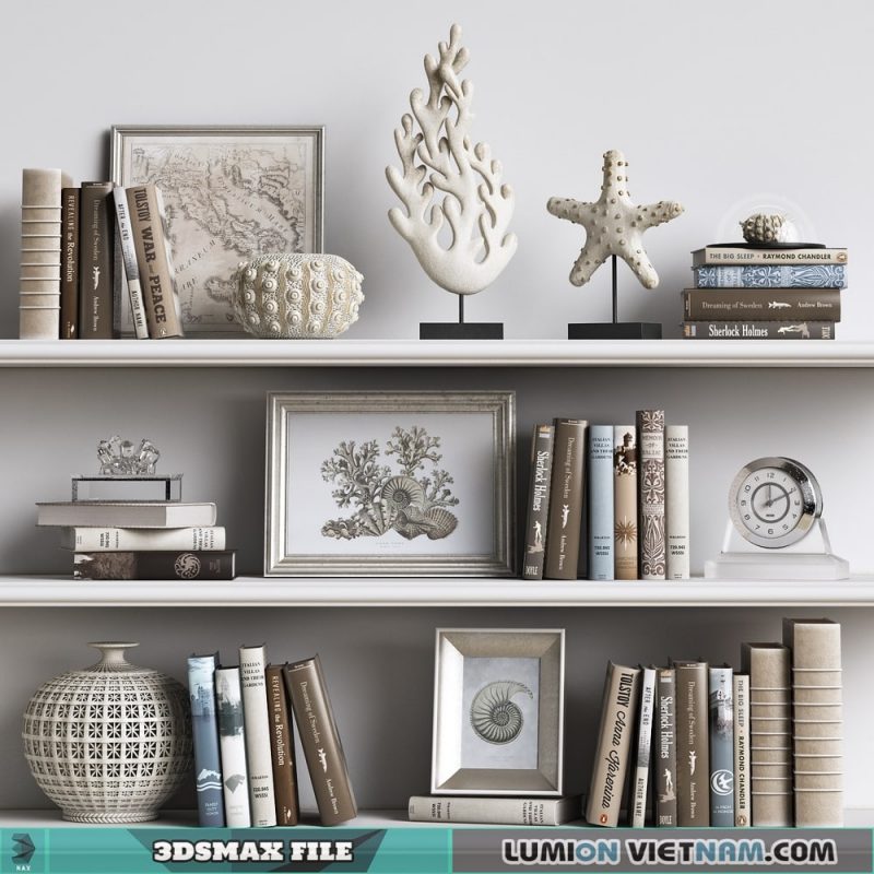 DECOR SET [3DSMAX MODEL- FREE DOWNLOAD] - 3D Models