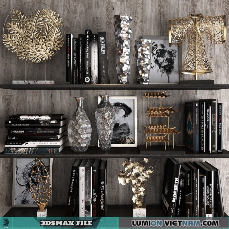 DECOR SET [3DSMAX MODEL- FREE DOWNLOAD] - 3D Models