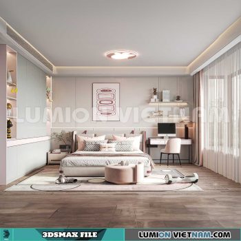 3D Interior Scenes File 3dsmax Model Bedroom on Behance